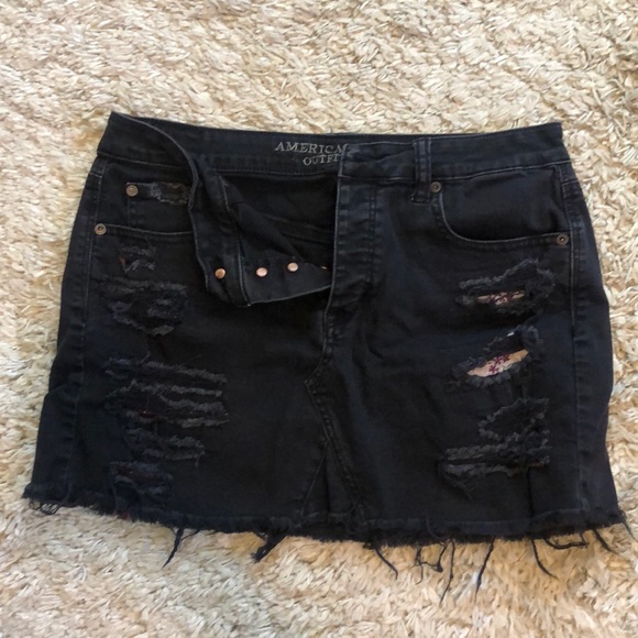 AE Denim Mini Skirt - Picture 1 of 4